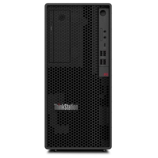 Изображение Рабочая станция Lenovo ThinkStation P2 Tower Gen2 30JQ003RIV черного цвета.