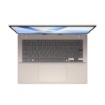 Изображение Ноутбук ASUS Vivobook 14 X1407QA-LY046W золотого цвета.
