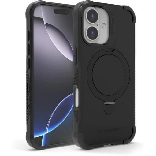 Изображение Чехол Grip Case Legend с поддержкой MagSafe для Apple iPhone 17 черного цвета.