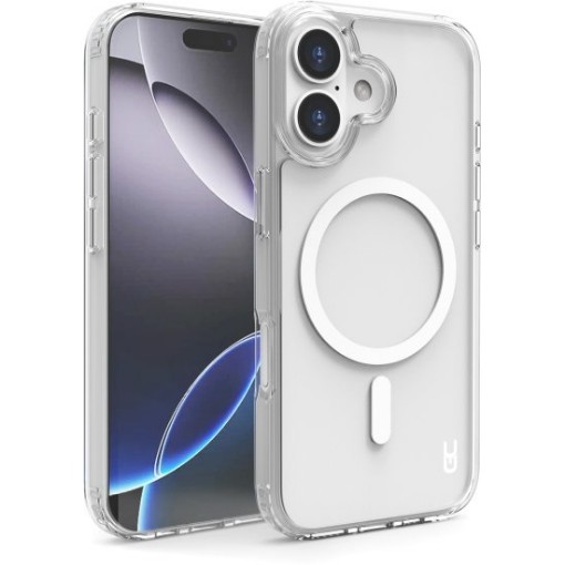 תמונה של כיסוי Grip Case Crystal תומך MagSafe ל-Apple iPhone 17 בצבע שקוף