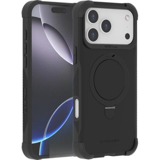 Изображение Чехол Grip Case Legend с поддержкой MagSafe для Apple iPhone 17 Pro Max черного цвета.