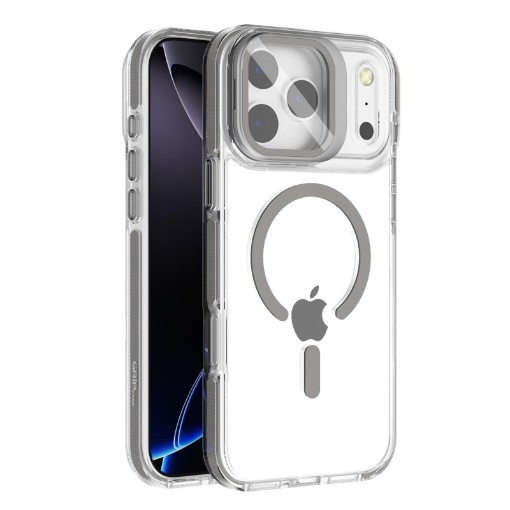 תמונה של כיסוי ל-iPhone 17 Pro Max Grip Case Crystal Pro MagSafe Gray