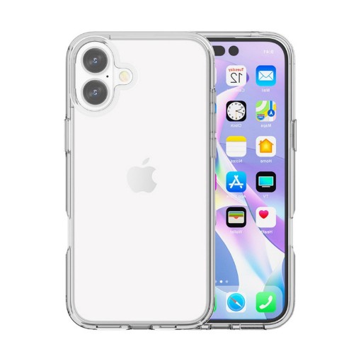 תמונה של כיסוי Grip Case Crystal  ל-Apple iPhone 17 בצבע שקוף