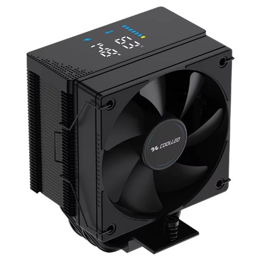תמונה של קירור למעבד Coolleo B40S DIG BK V2 בצבע שחור