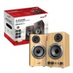 Изображение Деревянные колонки GENIUS SP-HF520BT BT5.3 черного цвета.