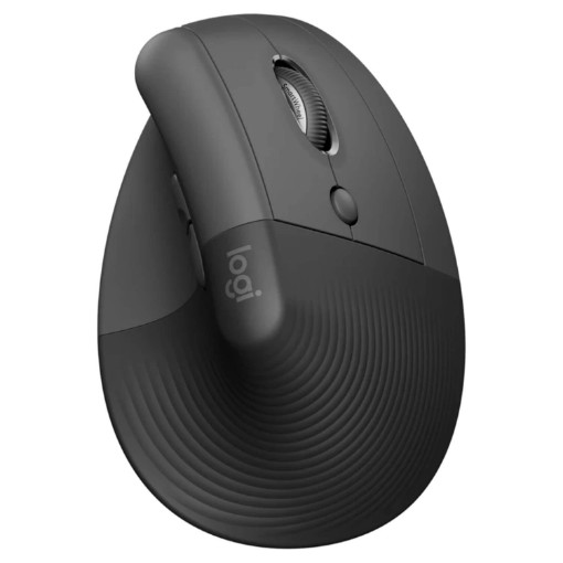 תמונה של עכבר ארגונומי אלחוטי Logitech Lift Vertical בצבע אפור Graphite