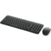 Picture of Logitech Compact MK250 Wireless Keyboard and Mouse Set in Graphite Color.