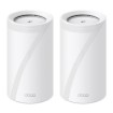 Изображение Система Mesh WiFi 7 домашняя Tri-Band TP-Link BE19000 белого цвета.
