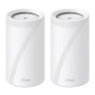 Изображение Система Mesh WiFi 7 домашняя Tri-Band TP-Link BE19000 белого цвета.