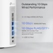 Изображение Система Mesh WiFi 7 домашняя Tri-Band TP-Link BE19000 белого цвета.