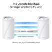 Изображение Система Mesh WiFi 7 домашняя Tri-Band TP-Link BE19000 белого цвета.