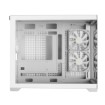 Picture of GAMDIAS AURA GC10M V2 ARGB computer case in white color.