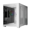 Picture of GAMDIAS AURA GC10M V2 ARGB computer case in white color.