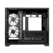Picture of GAMDIAS AURA GC10M V2 ARGB computer case in black color.