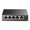 Изображение Настольный коммутатор TP-Link на 5 портов 10/100/1000Mbps черного цвета.