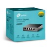 Изображение Настольный коммутатор TP-Link на 5 портов 10/100/1000Mbps черного цвета.