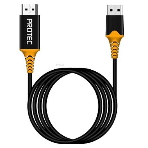 תמונה של כבל תצוגה Protec DM137A DP ל-HDMI 4K