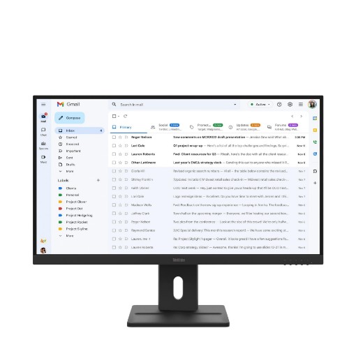 Изображение Монитор Lenovo ThinkVision E27-40 64BCMAT4IS цвета Raven Black.