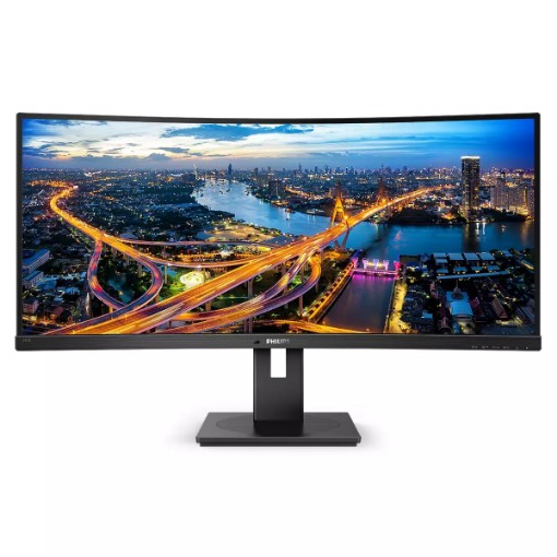 Изображение Монитор Philips B Line 345B1C/00 размером 34 дюйма черного цвета.