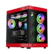 Изображение Корпус компьютера GAMDIAS NESO P1 BR красного цвета.