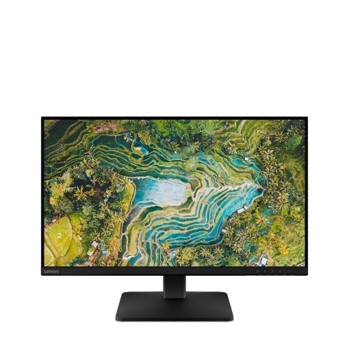 Изображение Монитор Lenovo L27qe 68C8GAC3IS цвет Raven Black.