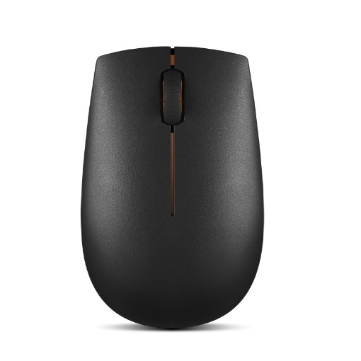 Picture of Lenovo 300 Wireless Compact Mouse black color.