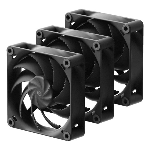 Изображение Вентиляторы HAVN H12 Triple Pack 120 мм черного цвета.
