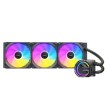 Изображение Жидкостное охлаждение для процессора Antec Skeleton 360 ARGB черного цвета.