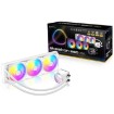 Picture of Antec Skeleton 360 ARGB liquid cooler for CPU in white color.