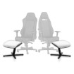 Изображение Подставка для ног Noblechairs Footrest V2.0 белого цвета.