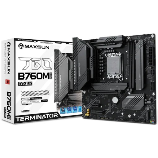 Изображение Материнская плата MAXSUN Terminator B760M GKD5 DARK MS-TER-B760MGKD5DARK.