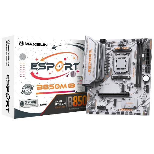 Изображение Материнская плата MAXSUN eSport B850M WiFi ICE.