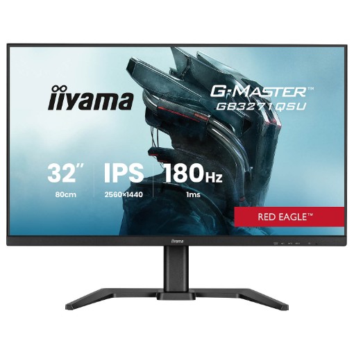 תמונה של מסך מחשב לגיימינג IIYAMA G-Master GB3271QSU-B2 בגודל 31.5 אינץ' בצבע שחור