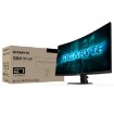 Изображение Изогнутый игровой монитор Gigabyte 27" GS27FC2 черного цвета.