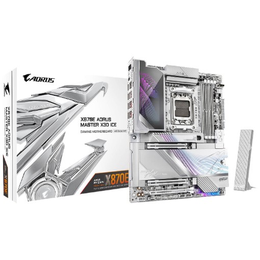 Изображение Материнская плата Gigabyte X870E AORUS MASTER X3D ICE.