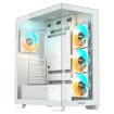 Изображение Корпус компьютера Gigabyte C500 Panoramic Stealth ICE белого цвета.