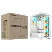 Изображение Корпус компьютера Gigabyte C500 Panoramic Stealth ICE белого цвета.
