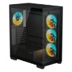 Изображение Корпус компьютера Gigabyte C500 Panoramic Stealth черного цвета.