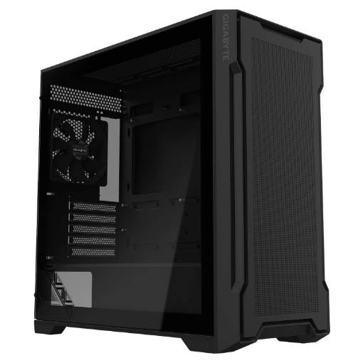 Изображение Корпус компьютера Gigabyte C102 Glass GB-C102G черного цвета.