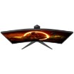 Изображение Изогнутый игровой монитор AOC C27G2Z3-BK 27 дюймов черного цвета.