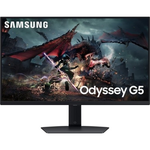 Изображение Игровой монитор Samsung Odyssey G5 S32DG502EM черного цвета.