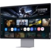 Picture of Samsung Vision AI M9 S32FM900SM Smart Computer Monitor OLED UHD 31.5 in silver.