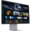 Picture of Samsung Vision AI M9 S32FM900SM Smart Computer Monitor OLED UHD 31.5 in silver.