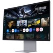 Picture of Samsung Vision AI M9 S32FM900SM Smart Computer Monitor OLED UHD 31.5 in silver.