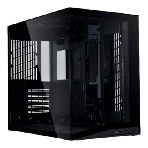 Изображение Корпус компьютера Lian-Li O11 Dynamic Mini V2 черного цвета.