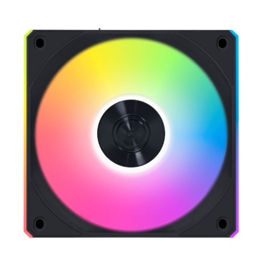 Изображение Вентилятор Lian-Li 120mm UNI FAN CL Wireless Reverse Blade черного цвета.