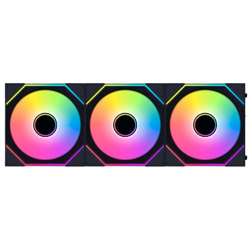 תמונה של מאווררי Lian-Li 120mm UNI FAN SL-INF Wireless שחורים x3
