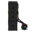 Изображение Жидкостное охлаждение для процессора Lian-Li HydroShift II LCD-C 360TL черного цвета.