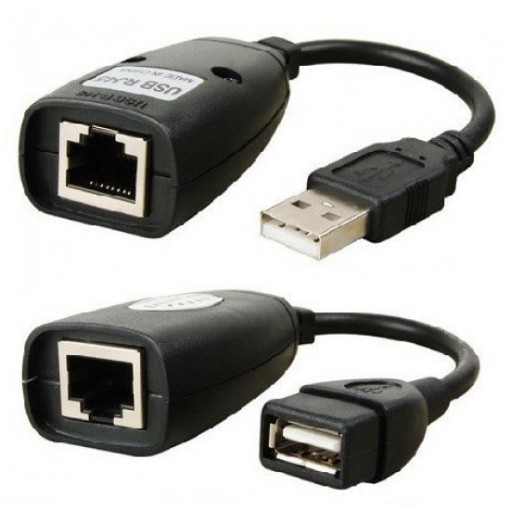 Изображение USB удлинитель через RJ45 до 45 метров Gold Touch E-USB-EX.