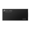 Picture of TP-Link Omada 90W 10G PoE++ Injector in black.
